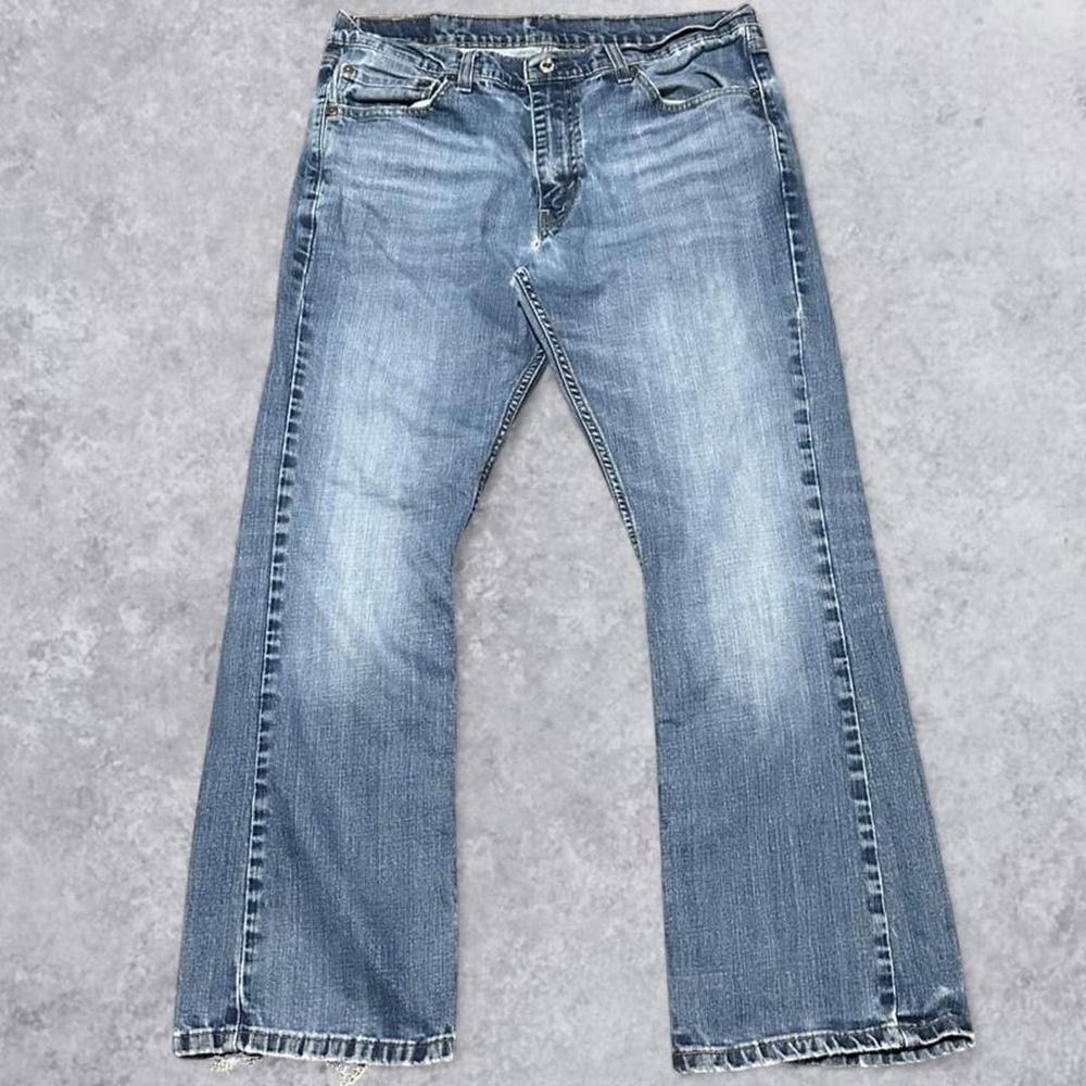 Y2K Levi's 527 Bootcut Faded Wash Jeans - Fits 33x30, Has Crotch Hole!
